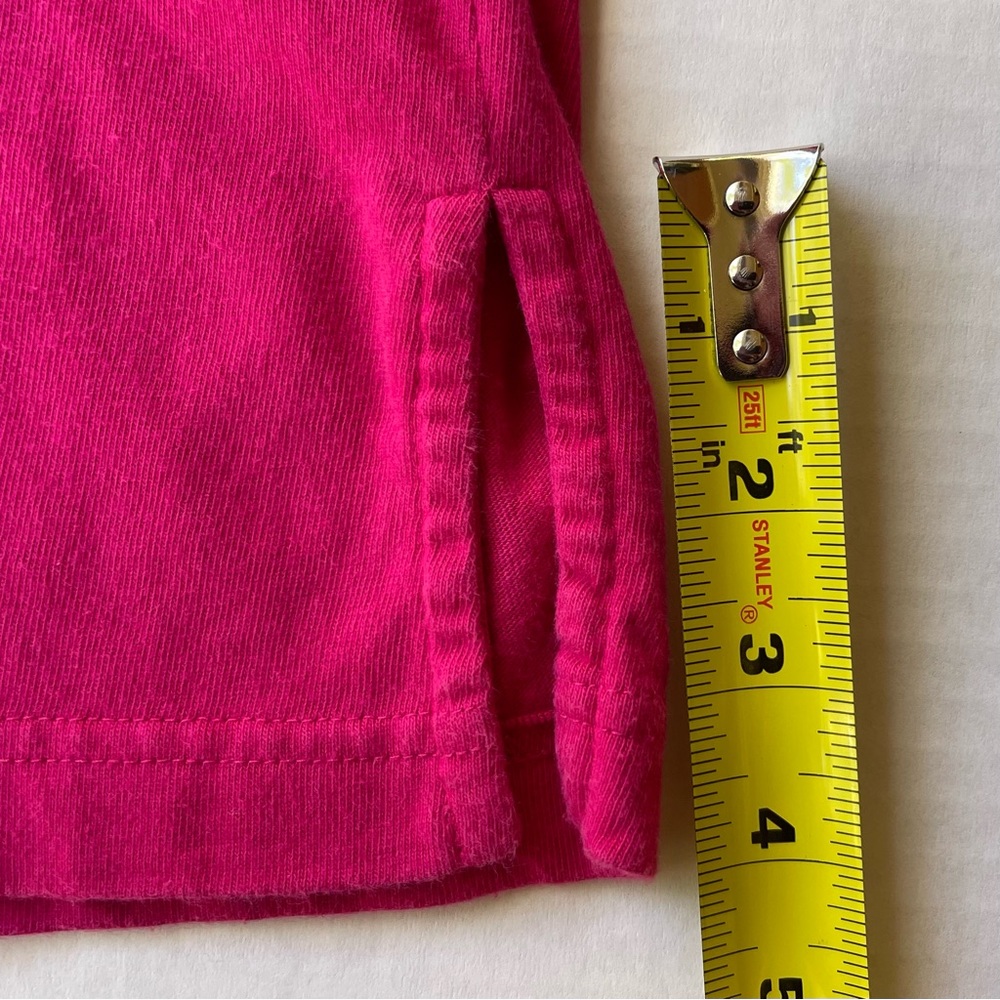 Liz Claiborne Pink Cotton Short Sleeve Square Neck Tee Shirt Women 2X - Picture 7 of 11